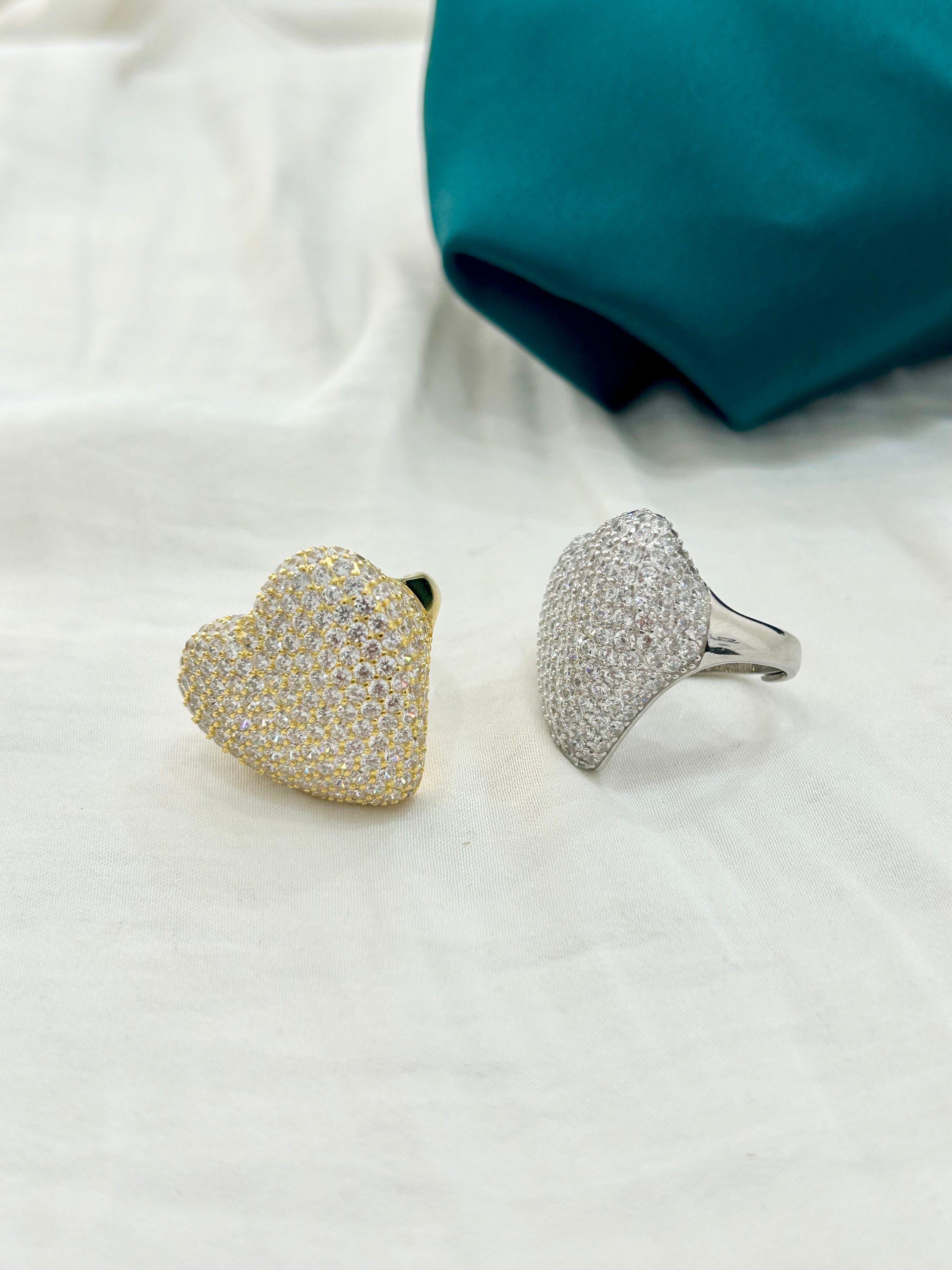 Anello Big Cuore Lux