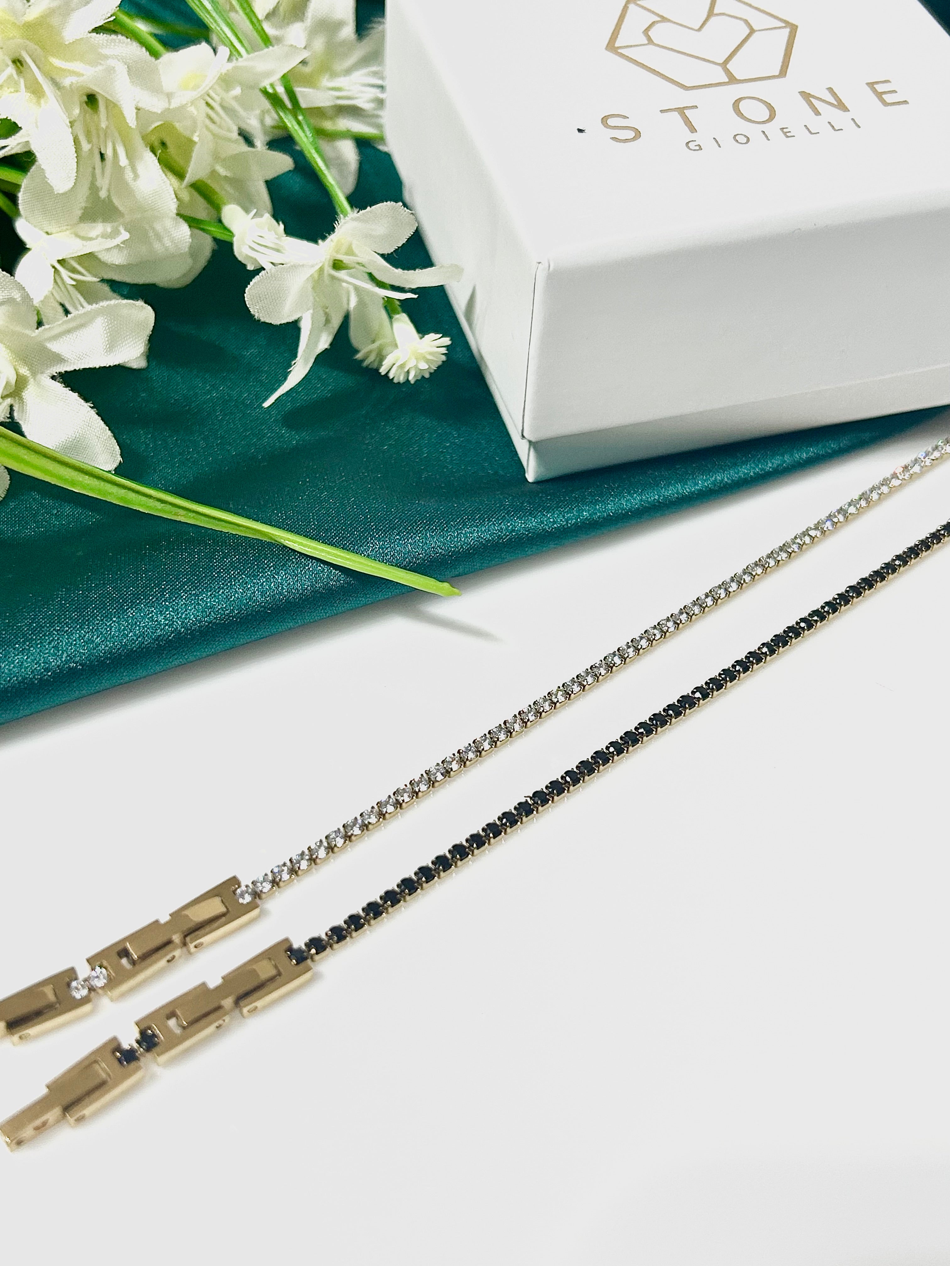 Bracciale Tennis Slim Gold