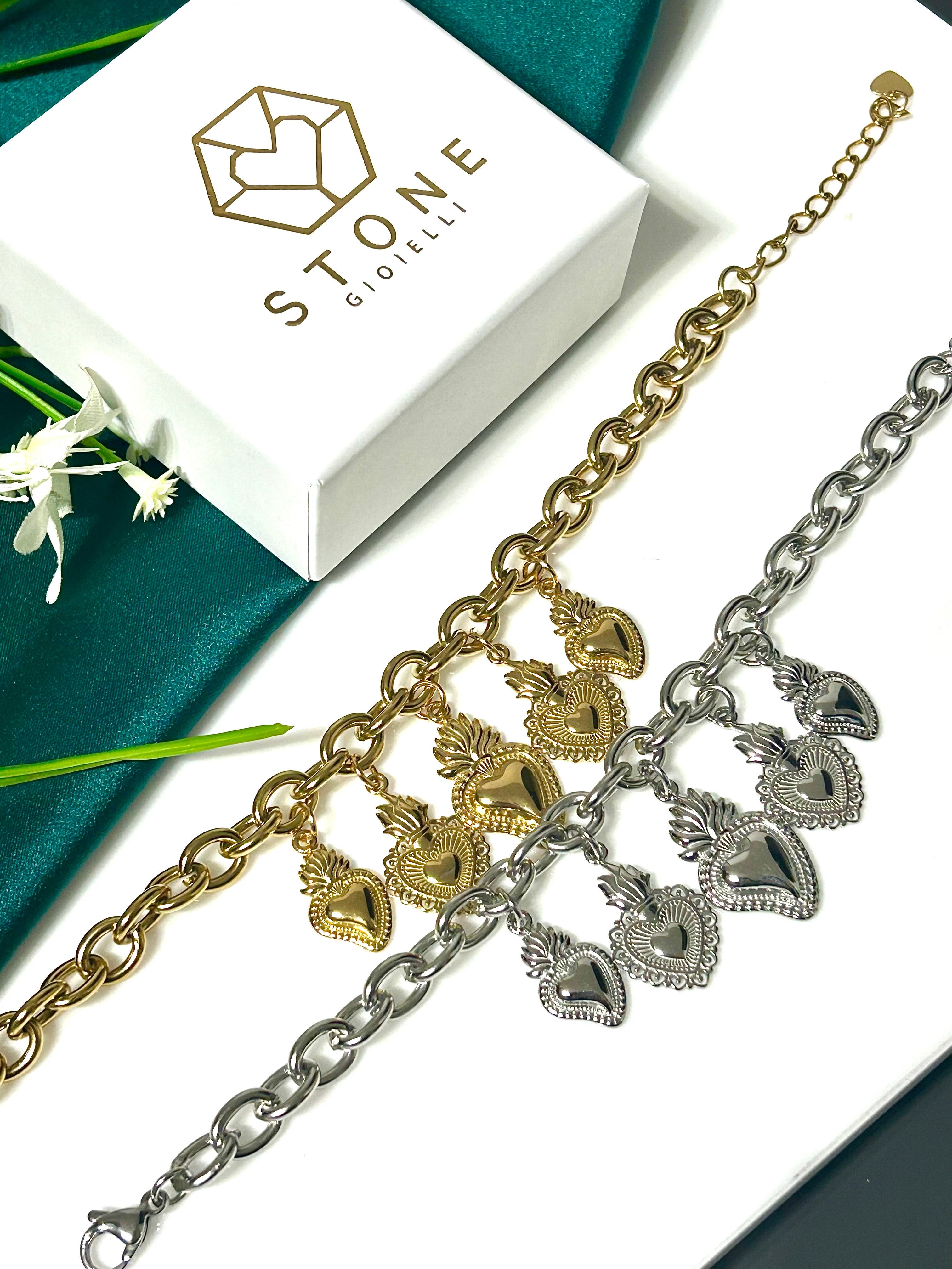 Bracciale Cuore Sacro