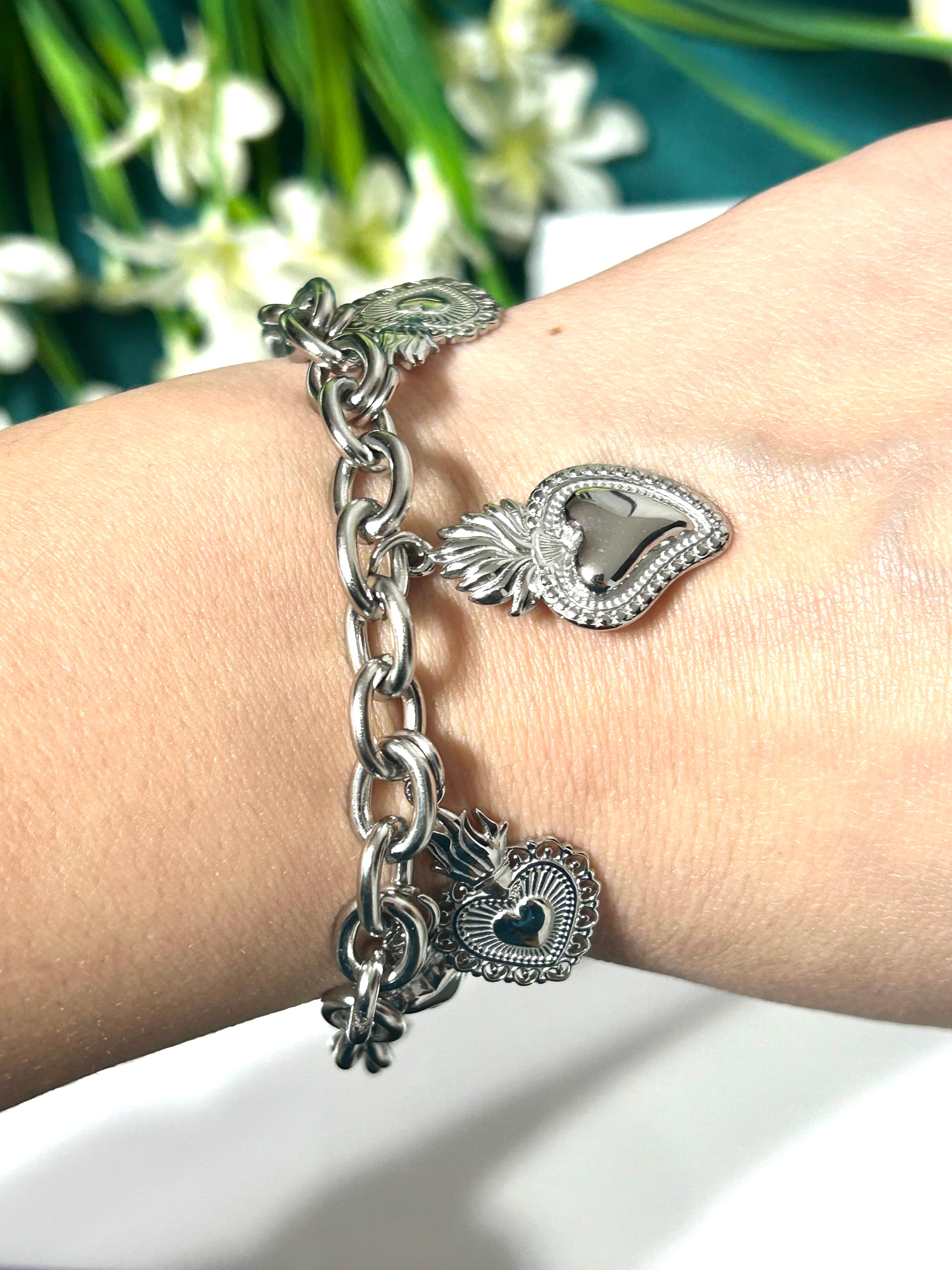 Bracciale Cuore Sacro