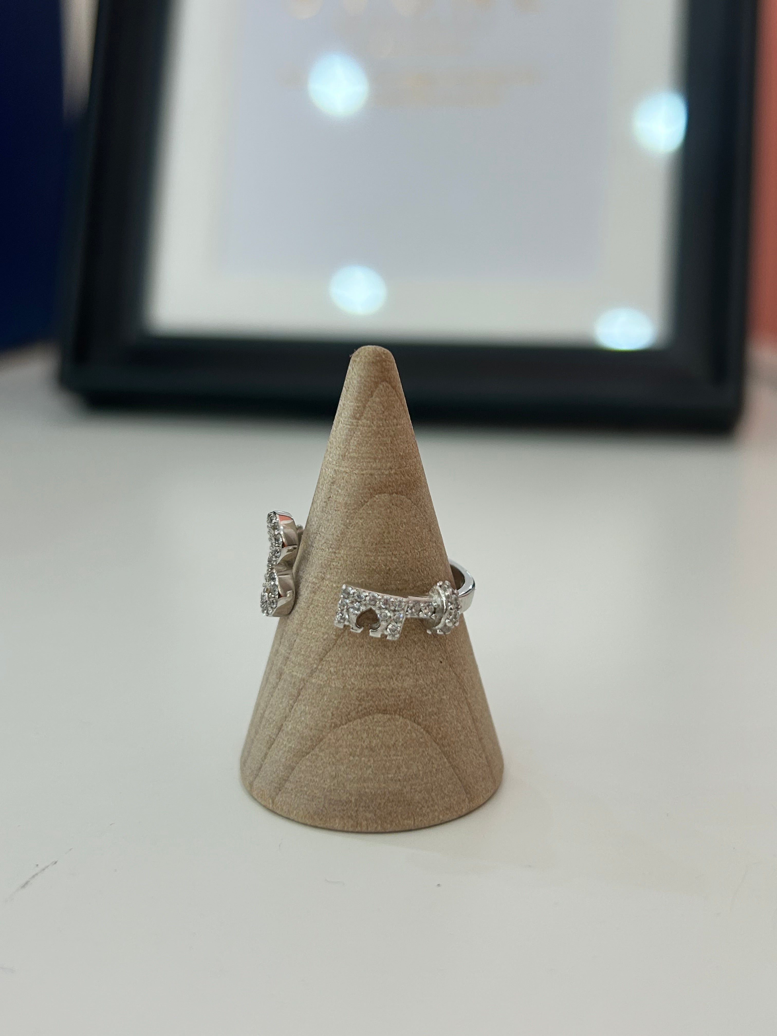 Anello la chiave del cuore