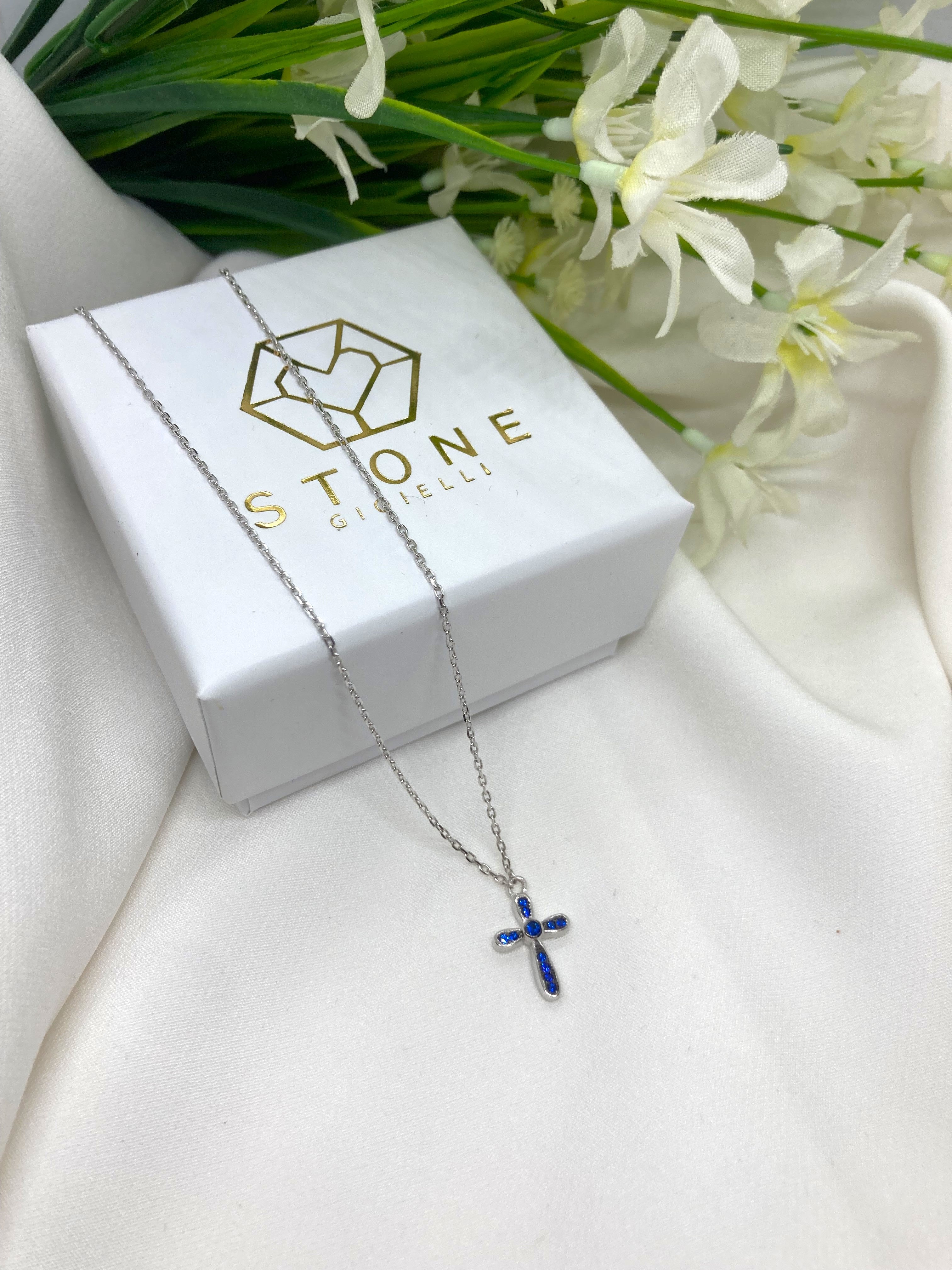 Collana Croce Goccia