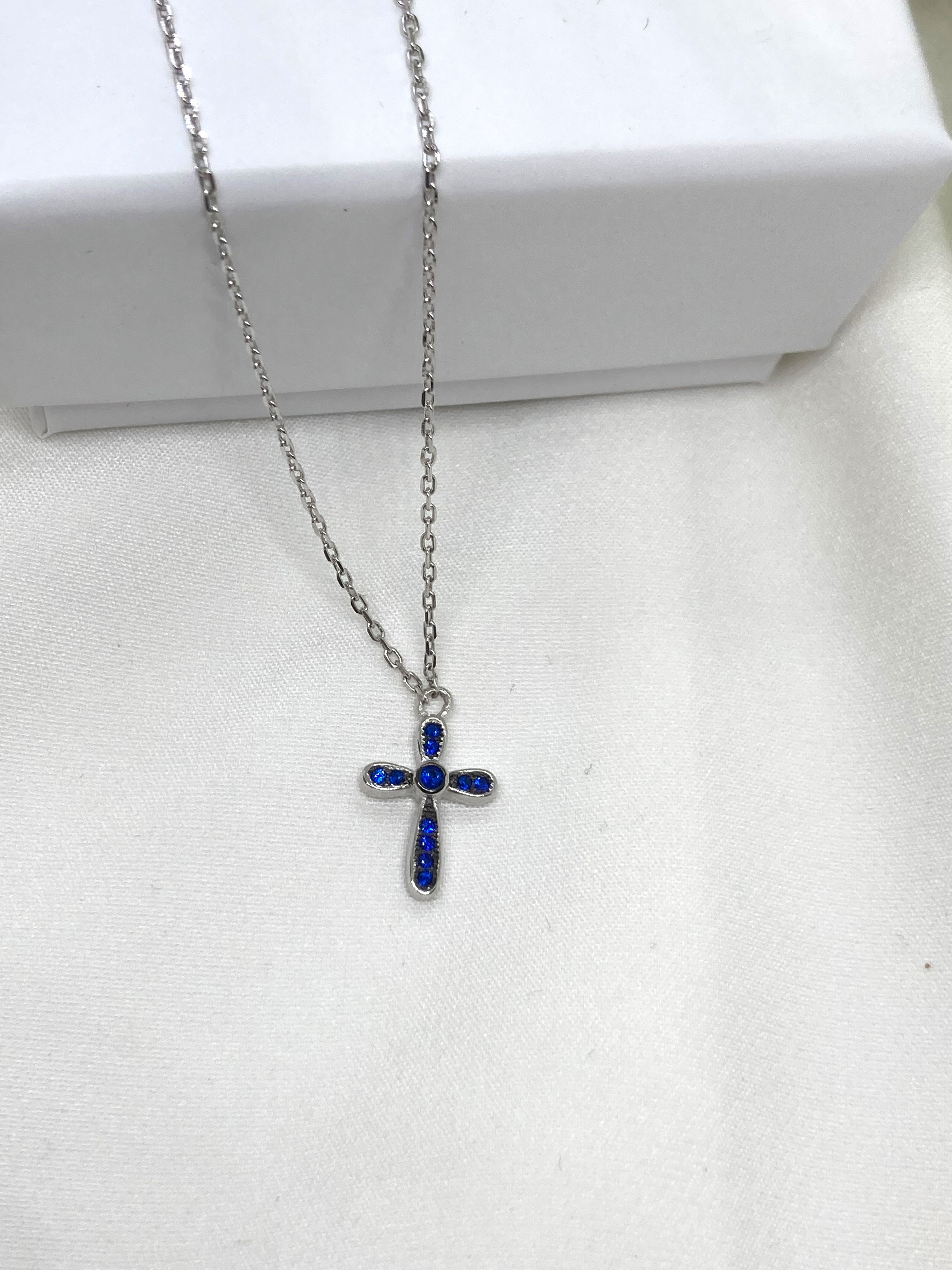 Collana Croce Goccia