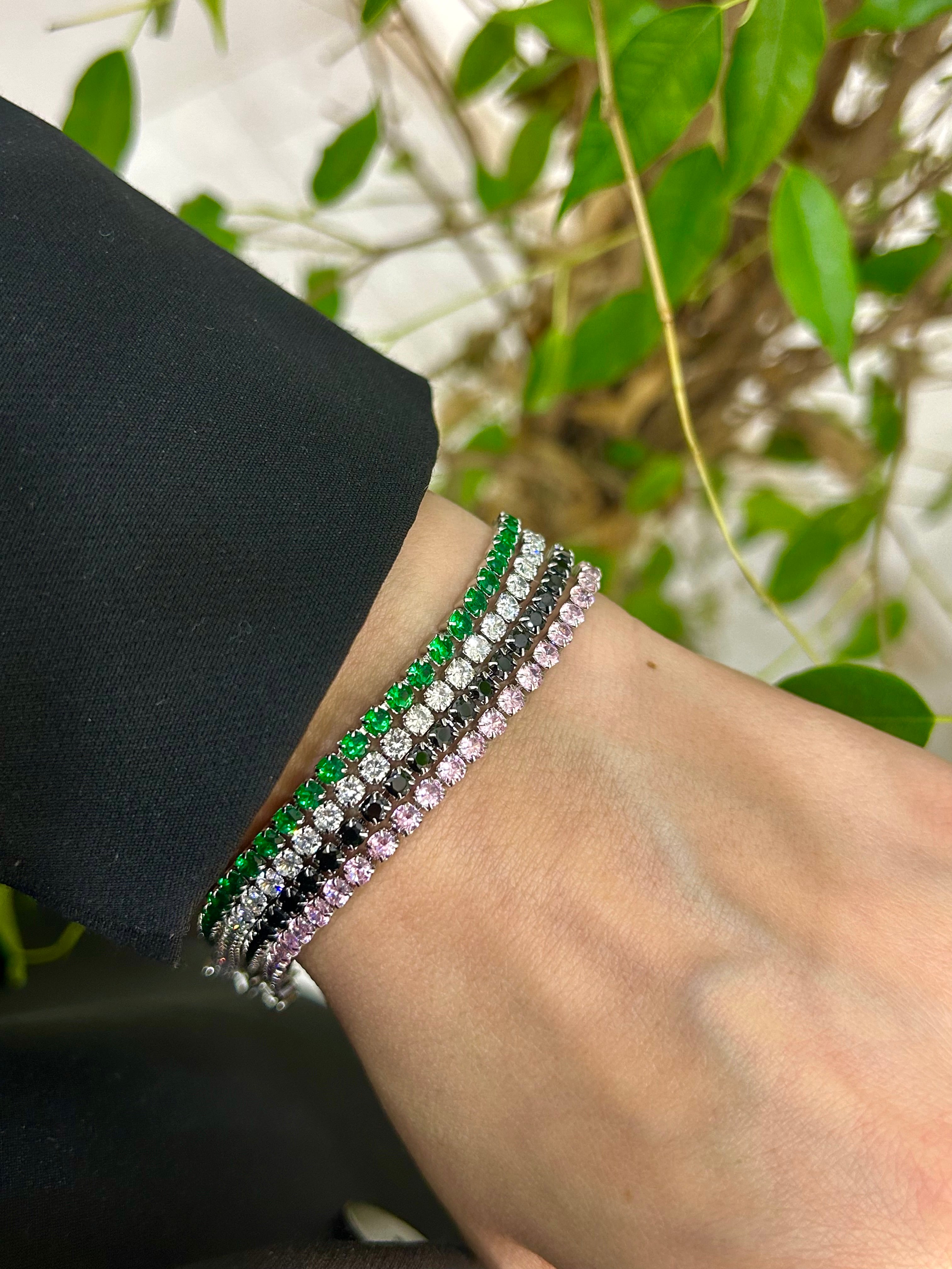 Bracciale Tennis Nero