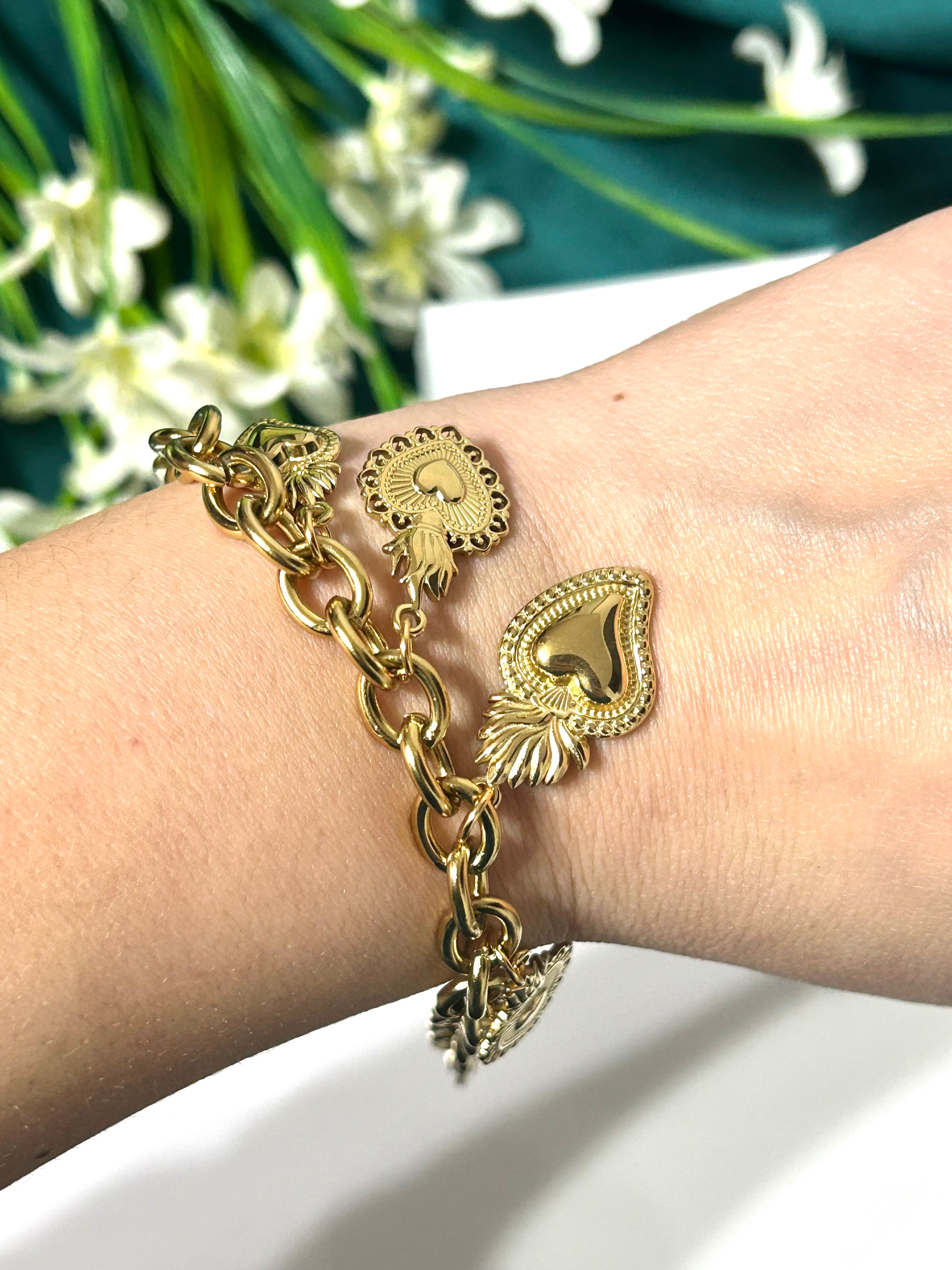 Bracciale Cuore Sacro